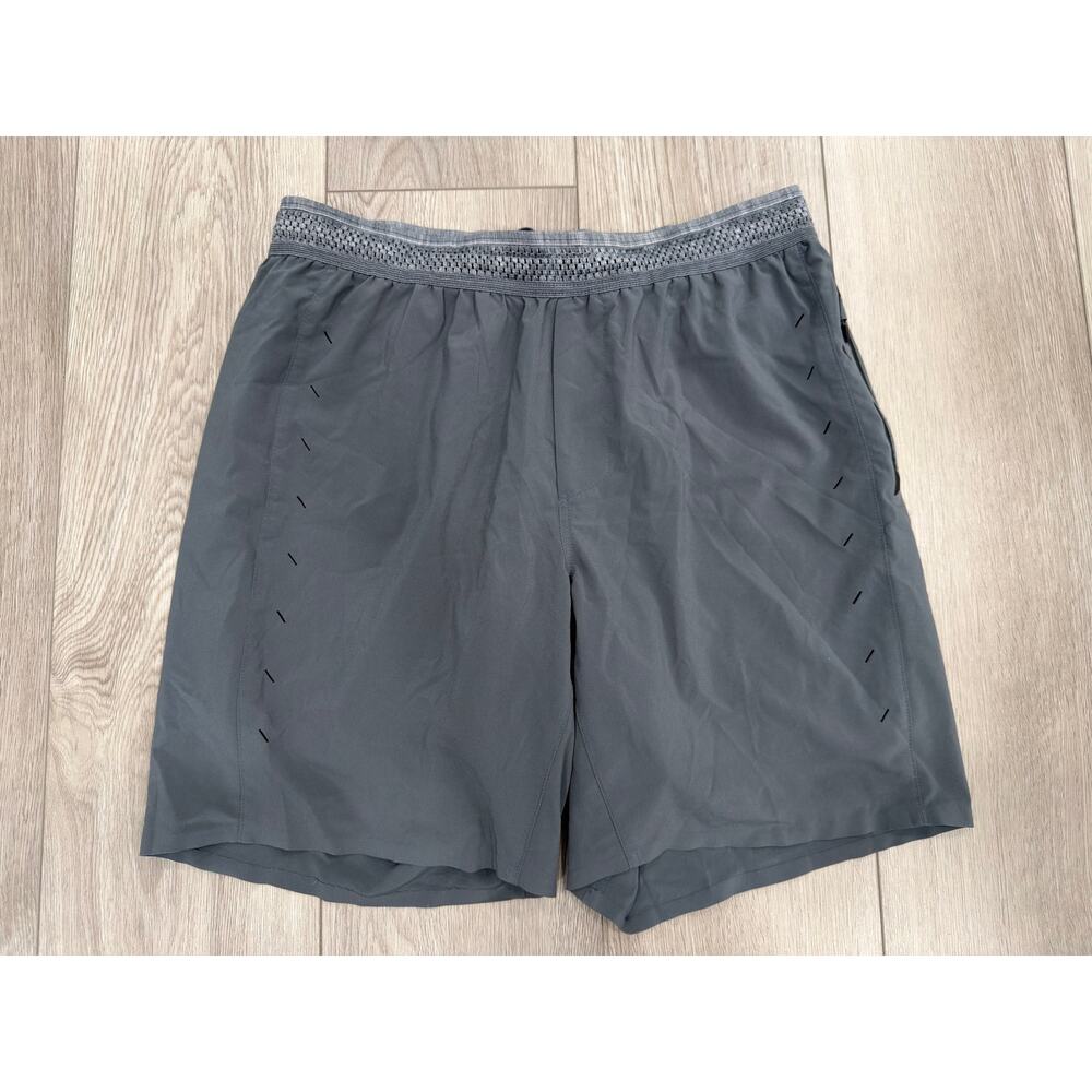 Ten Thousand Charcoal Session 7" Lined Breathable Training Running Shorts M